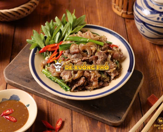 Dê Xào Lăn Khô 